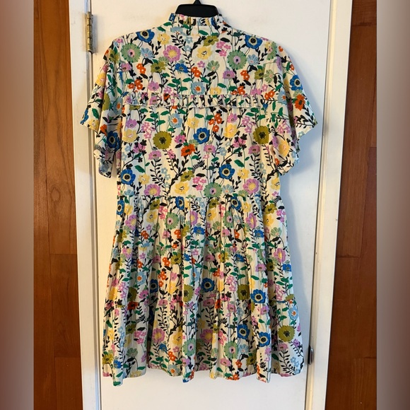 Anthropologie Ro's Garden Vibeka Ruffle Mini Dress - Picture 4 of 5